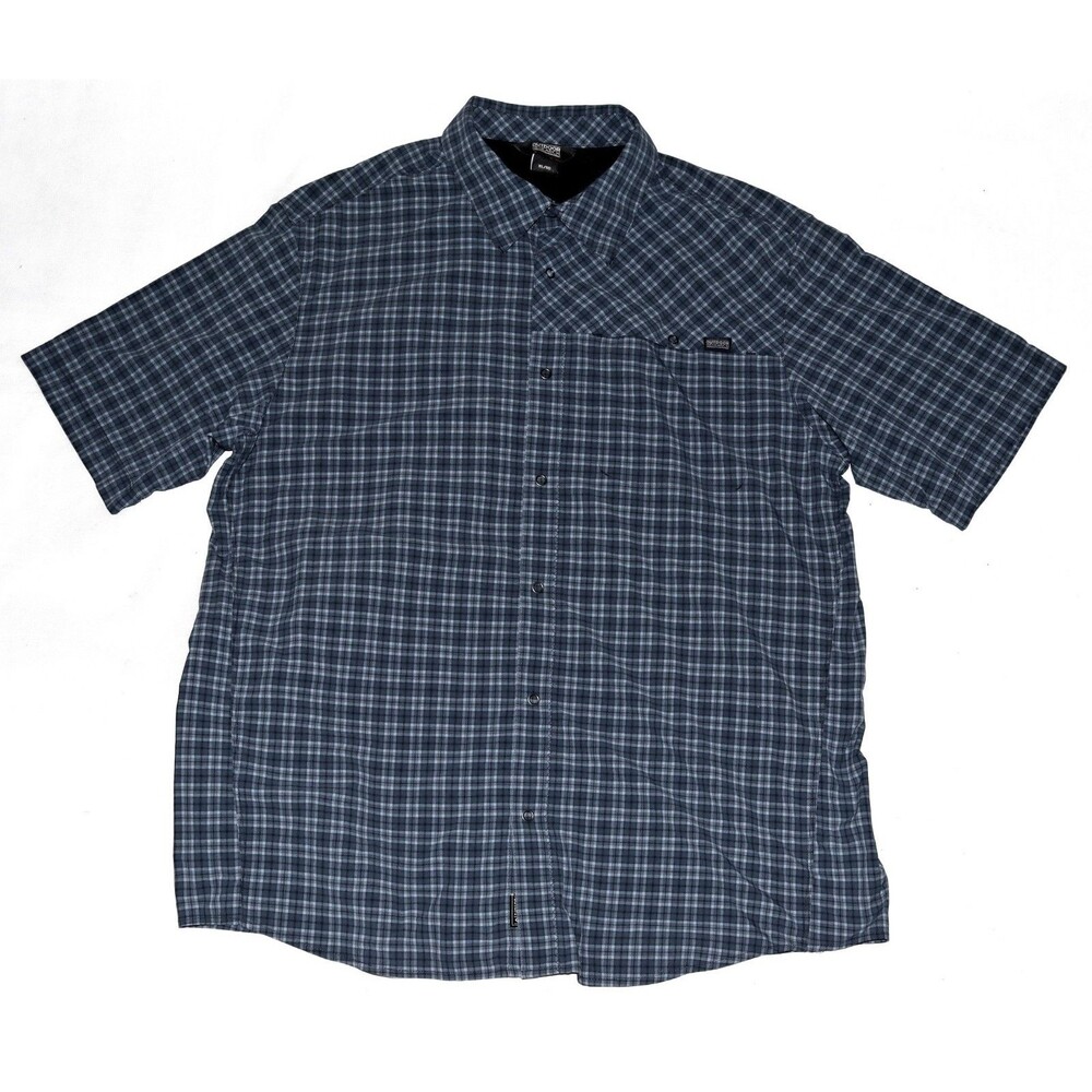 Outdoor Research Astroman Sun Men's Plaid Camping Outdoor Camp Shirt Size XL